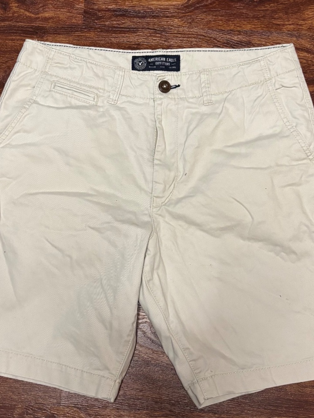 Vintage American Eagle Khaki Cargo Shorts